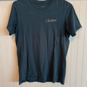 Pendleton Women’s Dark Blue Short Sleeve Tee Geometric Design Size Medium
